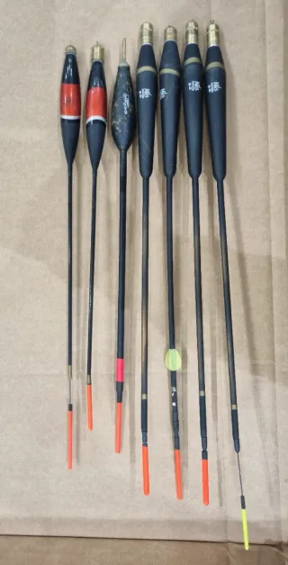 Lote flotadores pesca inglesa