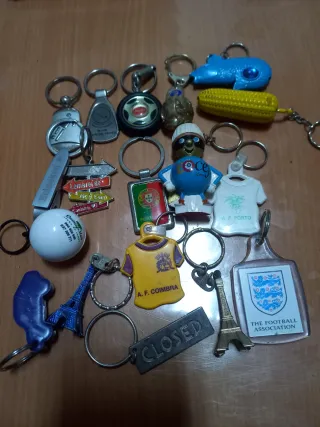 Lote de porta-chaves variados cada 1€