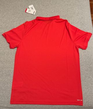 Polos Lotto Rojo y Negro. Talla L