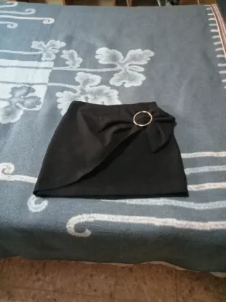 Falda Zara Talla S Negra