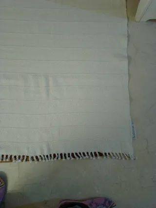 Tappeto in cotone Habitat beige 1,70 lungo e largo