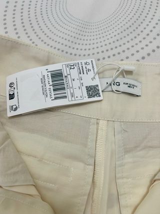 Pantalón Mango Beige Talla M Nuevo