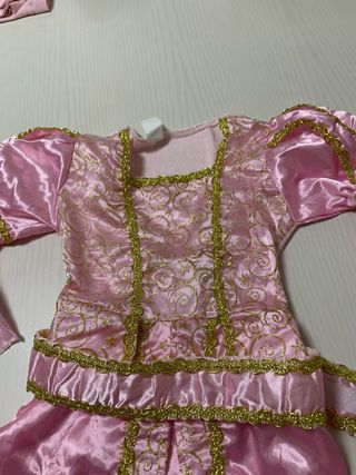Disfraz infantil princesa rosa Talla 3/4 años 5/6