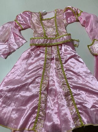 Disfraz infantil princesa rosa Talla 3/4 años 5/6