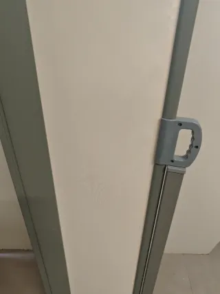 Toldo lateral retráctil Vounot metal y tela