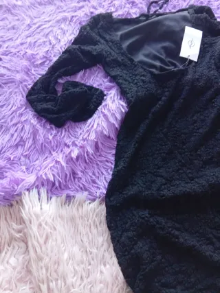 Vestido Negro Stradivarius