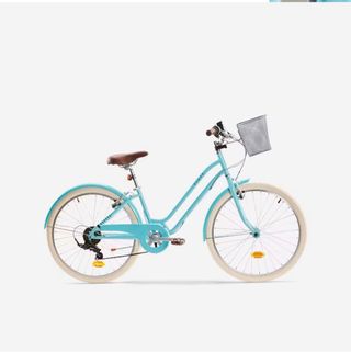 Bicicleta Decathlon Elops Turquesa