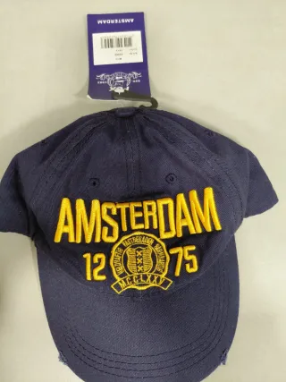 Gorra AMSTERDAM azul y amarilla
