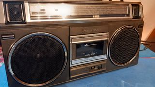 Radioregistratore Panasonic nero/argento