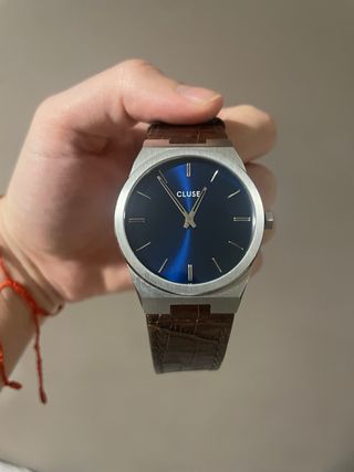 Reloj Cluse Vigoreaux Azul y Plateado