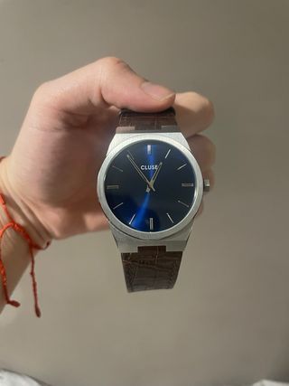 Reloj Cluse Vigoreaux Azul y Plateado