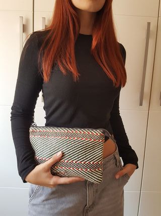 Bolso de mano Bimba y Lola, tejido trenzado