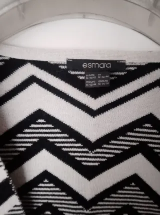 Cardigan grigio con cintura Tg M donna