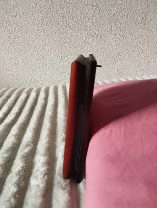 Piccolo dipinto floreale con cornice in legno