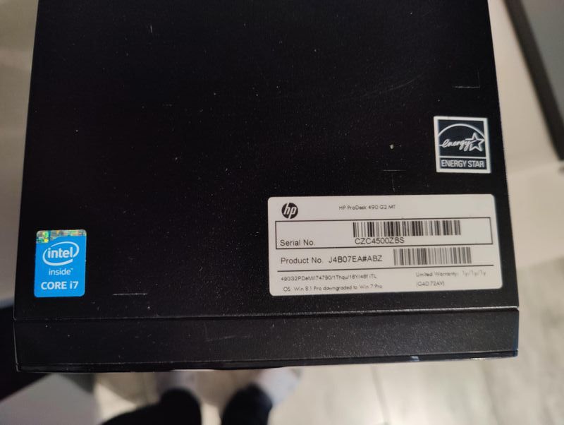 Estación de trabajo HP ProDesk 490 G2 CPU i7 16GB RAM DDR3 afbeelding 9