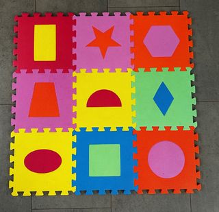 Alfombra infantil 46 piezas de goma eva