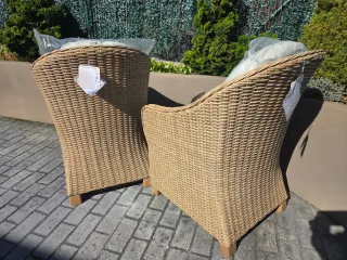 Set 2 Sillones Jardín Naterial Medena