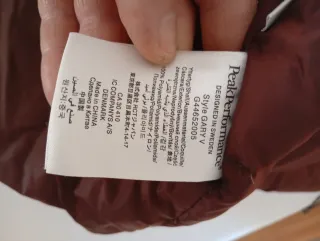 Gilet Peak Performance uomo blu/marrone