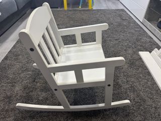 Silla Mecedora Infantil Blanca