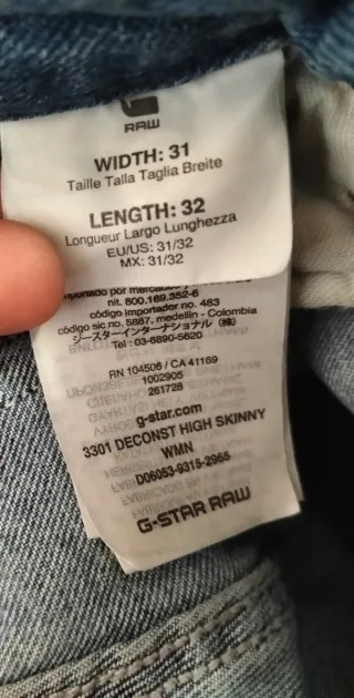 Pantalón vaquero G-Star RAW azul