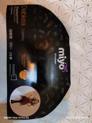 Disfraz Diablesa Bebé Rojo y Negro