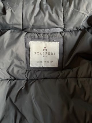 Abrigo Nieve NUEVO Scalpers Gris Talla 12 (152 cm)