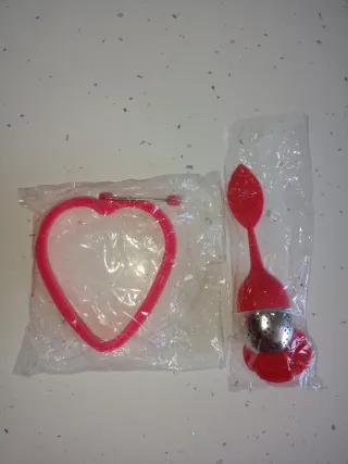 Set de 2 Utensilios de Silicona Rosa