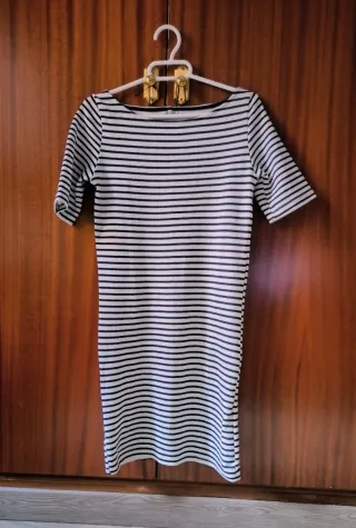 Vestido rayas marineras Stradivarius