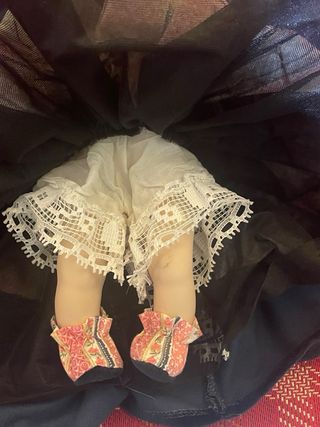 Bambola Porcellana Capidimonte Ciarapica 40 cm