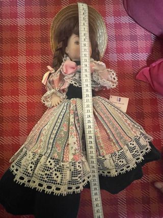 Bambola Porcellana Capidimonte Ciarapica 40 cm