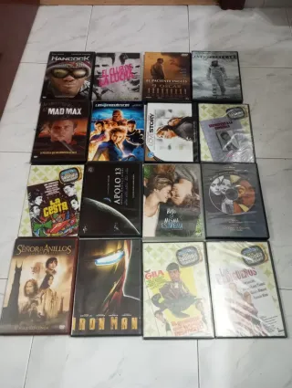 Lote de películas en DVD