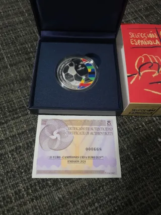 Moneda 10€ Campeones UEFA Euro 2024