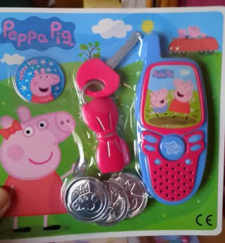 Juguete Peppa Pig: Teléfono y llaves