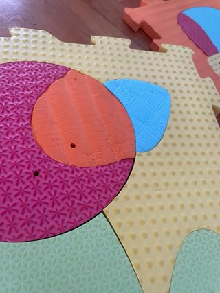 Baldosas Losetas puzzle goma bebé animales 30x30