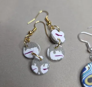 Pack Pendientes Arcilla Polimérica Multicolor