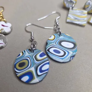 Pack Pendientes Arcilla Polimérica Multicolor
