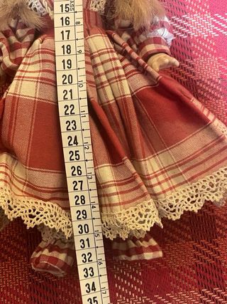 Bambola Porcellana Capodimonte Ciarapica 35cm