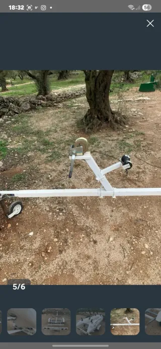 Semirrígida 2.70m + Motor Johnson 6cv + Remolque