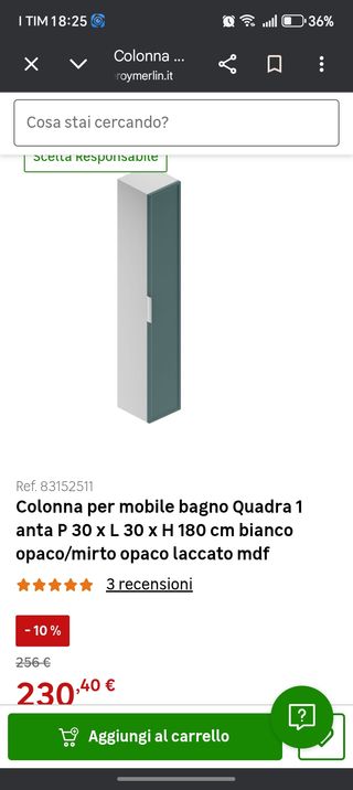 Mobile bagno sospeso Leroy Merlin