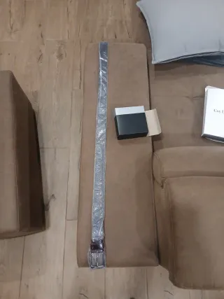 Cintura vera pelle marrone