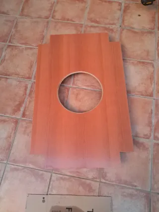 Mesa de centro convertible a mesa alta de madera