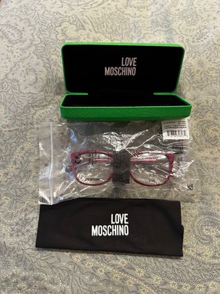 Gafas Love Moschino niña burdeos ORIGINALES