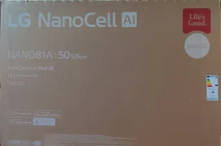 TV LG NanoCell LED AI 50 4K 50NANO81A6A