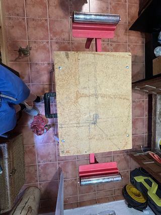 Mesa de inglete plegable