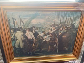 Confezione di 4 quadri con scene storiche