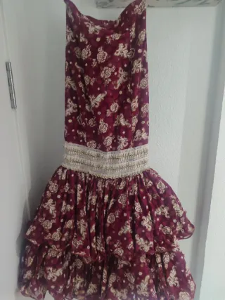 Conjunto Flamenco Falda y Camisa Talla 34