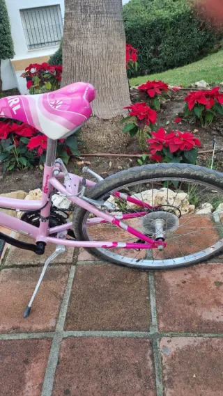 Bicicleta Wendy rosa niña