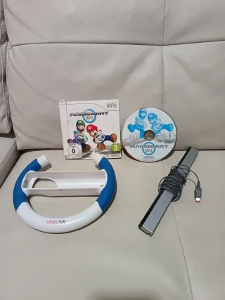Mario Kart Wii + Volante y Sensor