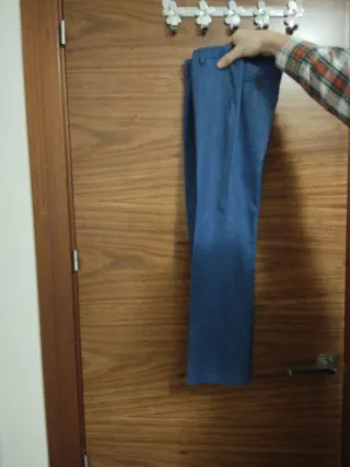 Traje comunión gris y azul con zapatos.Talla 8