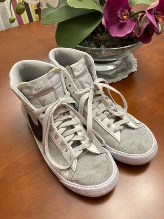 Zapatillas Nike Talla 39 Gris/Blanco